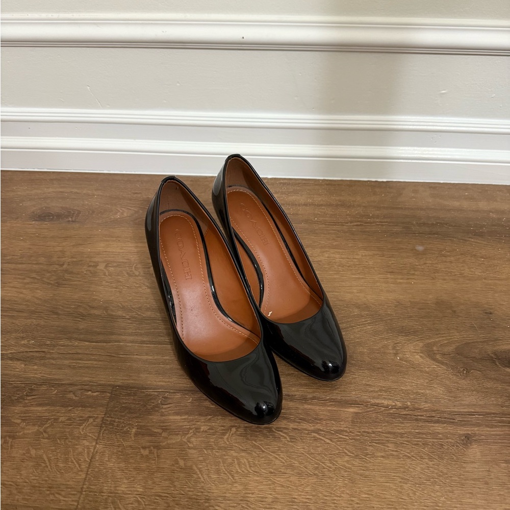 Coach Black Heels